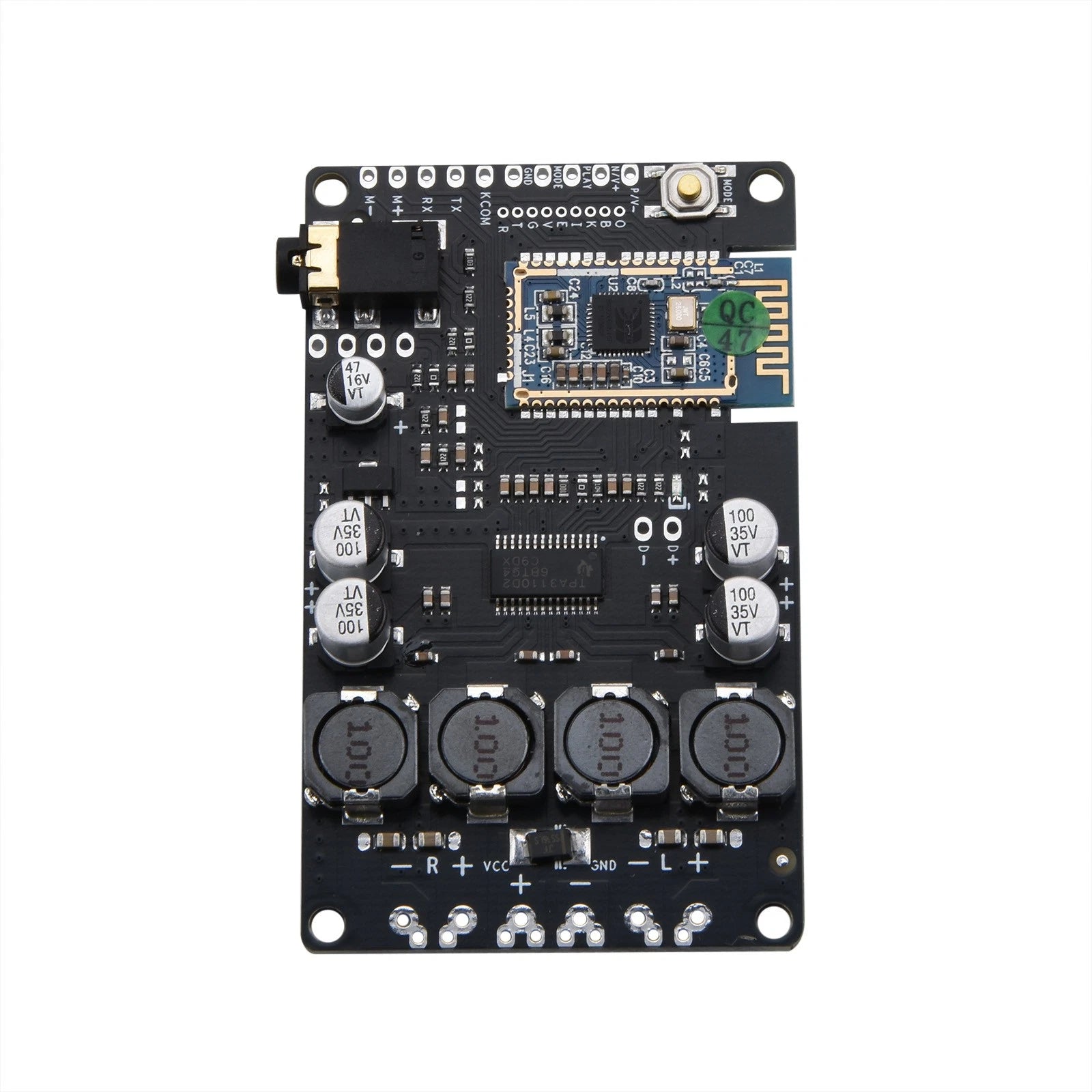 2x15w/10W Aux Audio Bluetooth 5.0 Digital Power Amplifier Audio Board