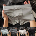 Men's Boxer Shorts Trunks - Twill Texture Smooth Glossy Breathable Fit