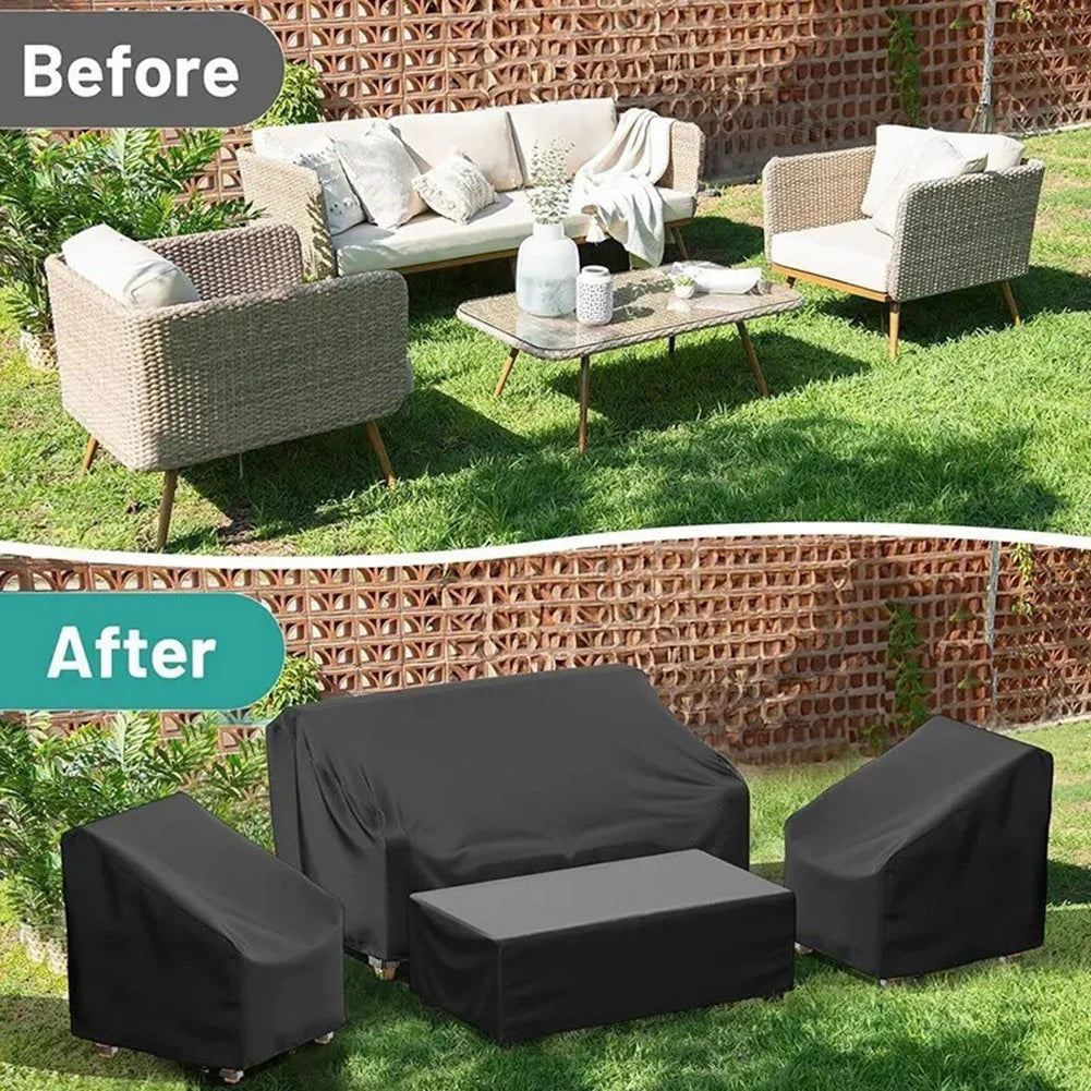 Patio Furniture Covers Set With Windproof Straps For Outdoor