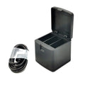 Usb 3 Slots Battery Charger Charging Box Type-c Cable For Gopro Hero