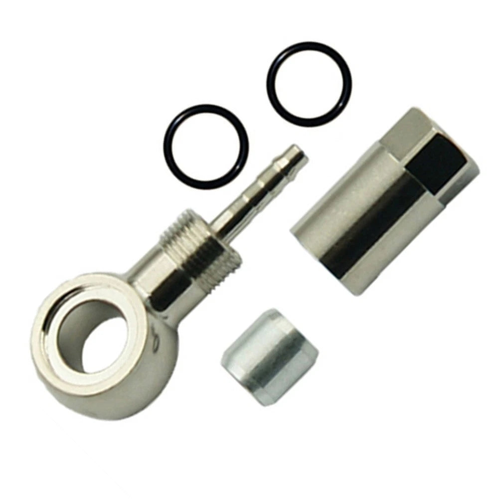 Bike Disc Brake Banjo Connector Sealing Ring Silver Mtb Metal