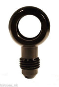 An -4 (an4 an 04) 7/16" Eye Banjo Adapter in Black