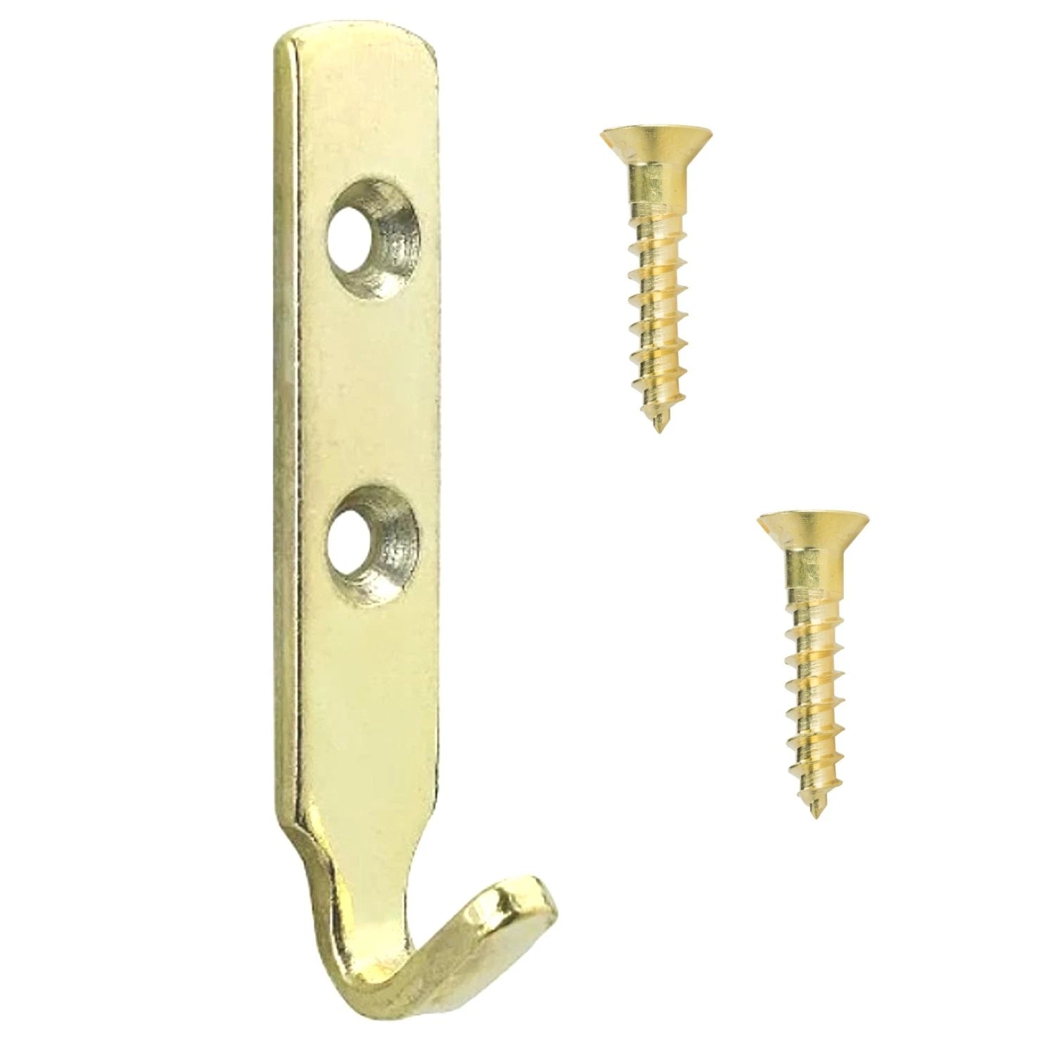 Heavy Duty Brass Hook J Picture Mirror Wall Coat & | Built Supply Co