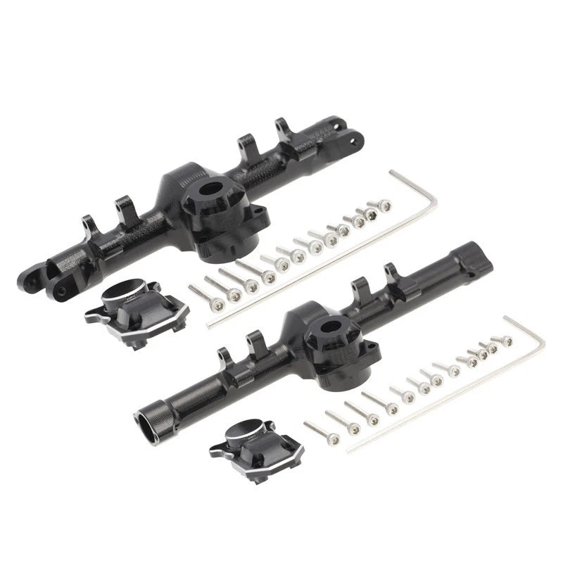 Metal Front Rear Axle Housing Cover Case For Axial Scx24 90081 1/24