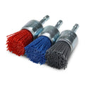 BHA 1" Nylon Wire End Brush with 1/4" Hex Shank for Drill or Die