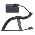 Dr-e6 Dc Coupler Usb-c To Lp-e6 Dummy Battery Power Adapter For Canon