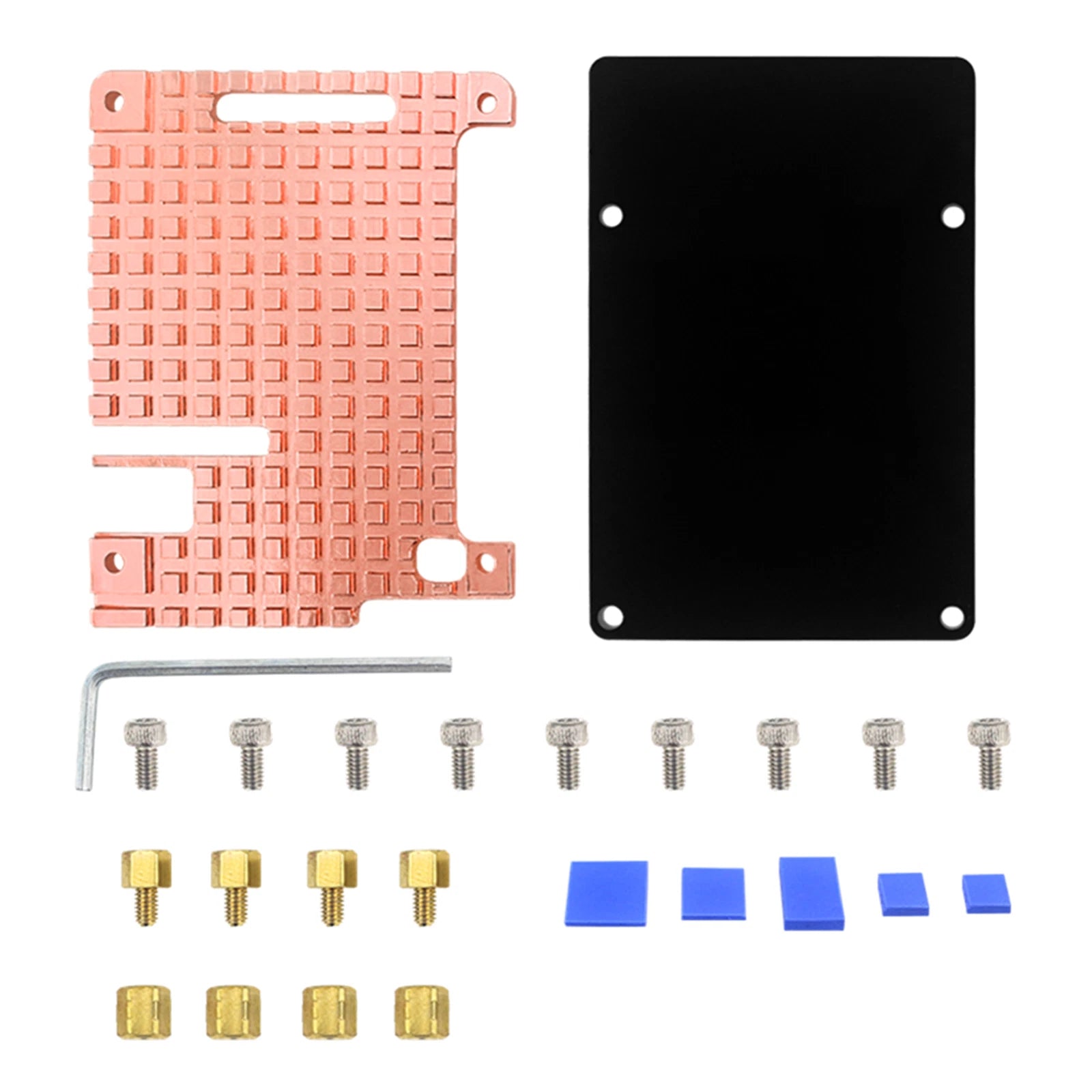 Thin Copper Heatsink Protective Passive Cooling Case Set For