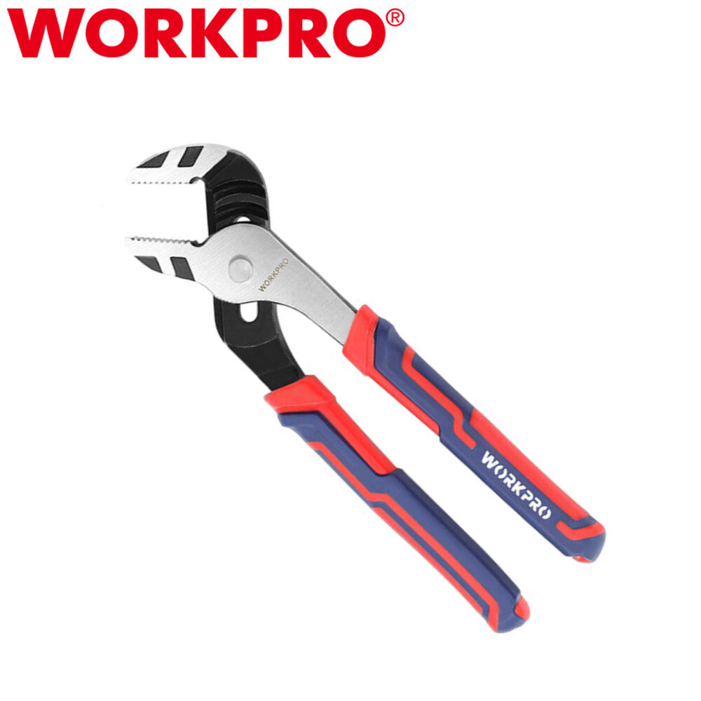 WORKPRO 10-Inch Groove Joint Pliers Adjustable Water Pump Pliers 50CrV