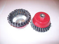 2 IIT 4" CUP KNOTTED WIRE WHEEL ANGLE GRINDER BRUSH Opens in a new window or tab