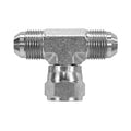 Hydraulic Adapter 1/4" Male Jic X 1/4" Male Jic X 1/4" Female Jic