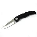 4.5″ Folding Pocket Knife Stainless Steel 3" Drop Point Blade Hiking