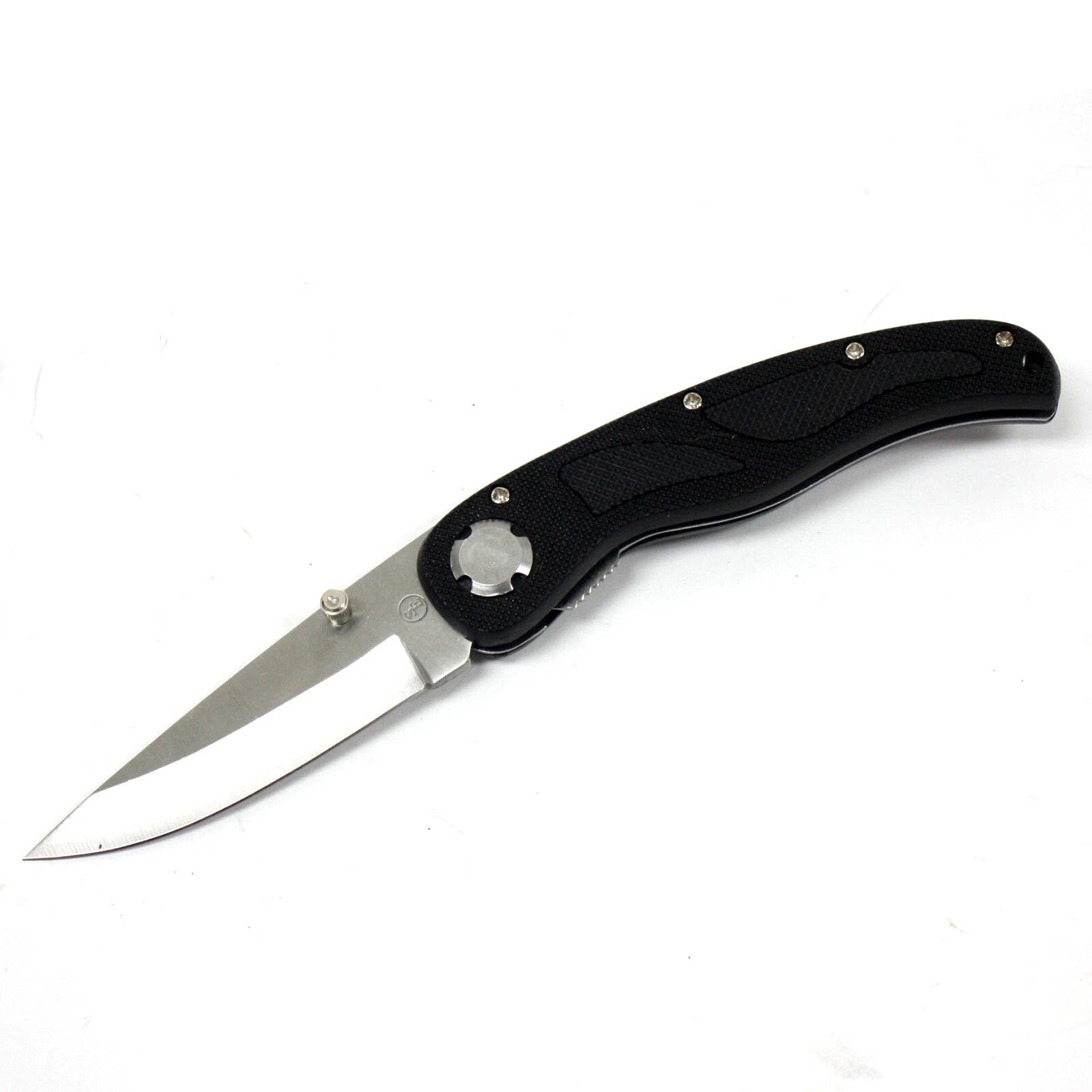 4.5″ Folding Pocket Knife Stainless Steel 3" Drop Point Blade Hiking