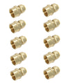 XFITTING 1/2" Push Fit x 3/4" Female NPT Adapter 10 Pack