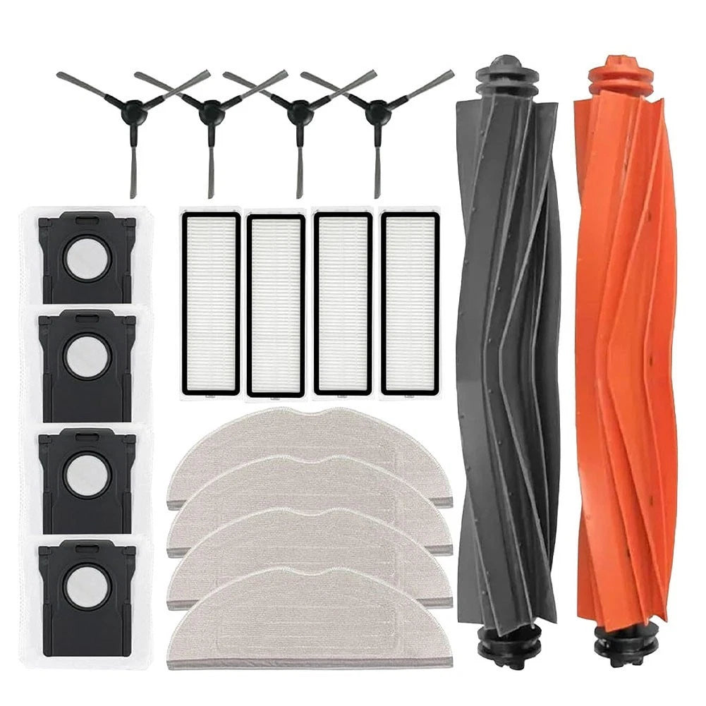 Replacement Kit With Side Brushes Filters And Mop Pads For Mova Vacuum