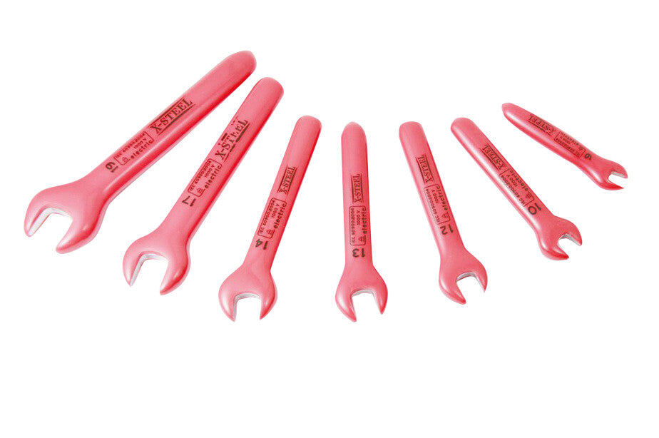 X-Steel Insulated Electrician VDE Single Open Jaw Spanner Wrenches