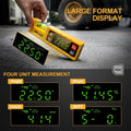 Magnetic Digital Level Digital Protractor 7" Angle Finder 0-90° 0-180°