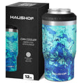 HAUSHOF 12oz Can Cooler Double Wall 4 in 1 Insulated Slim Can Cooler