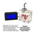Watercooled System Led Thermometer With Three Way Flow Meter And Pipe