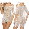 Casual Sleeveless Lace Top And Short Skirt Outfit For Holiday And Home