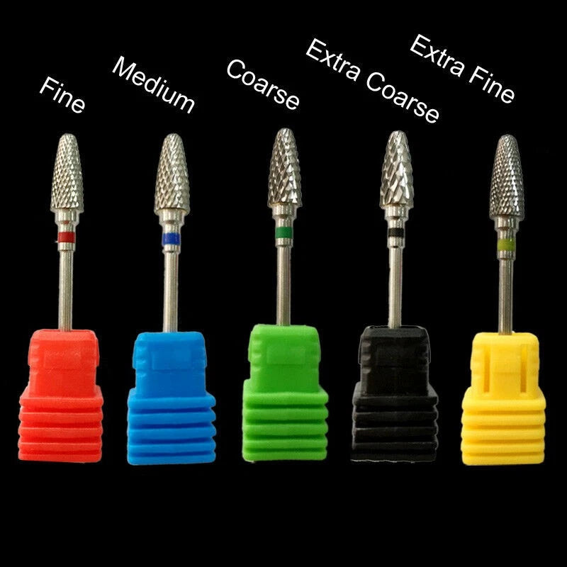 Carbide Nail Bit Rotary Tool Manicure Gel Removal Burr Salon Cuticle