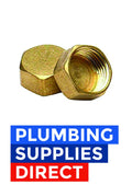 Brass 1" BSP Blanking Cap for Cylinders