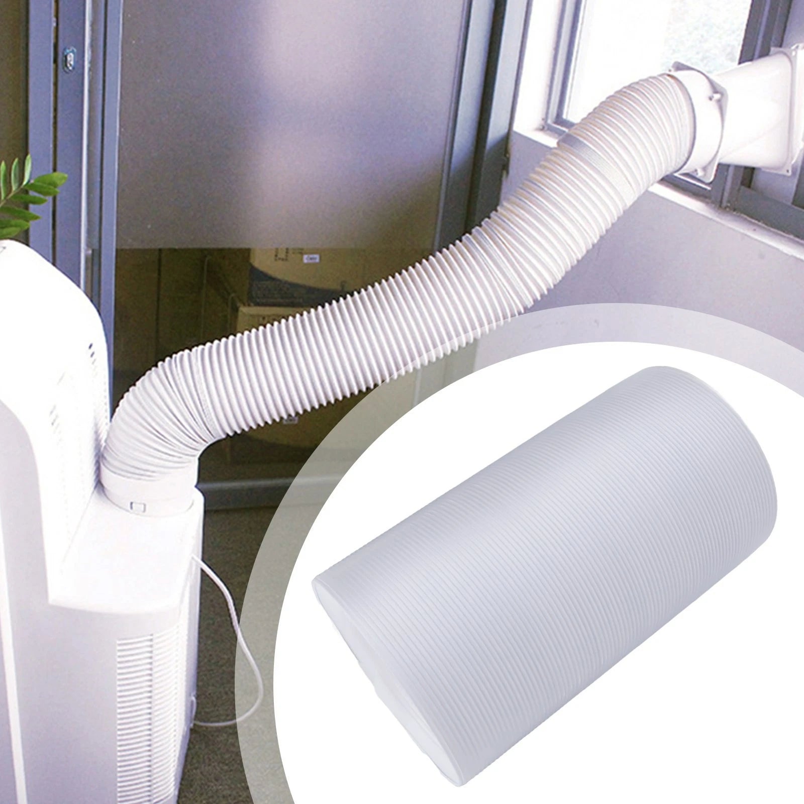 Flexible Air Conditioner For Exhaust Pipe For Portable Ac