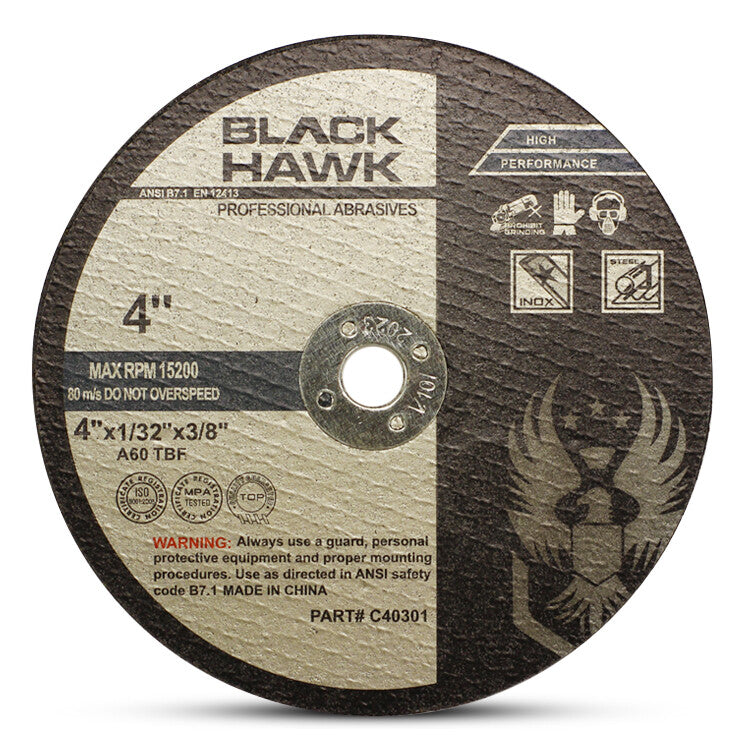 50 Pack - 4" X 1/32" X 3/8" Cut-Off Wheels for Die Grinder Metal