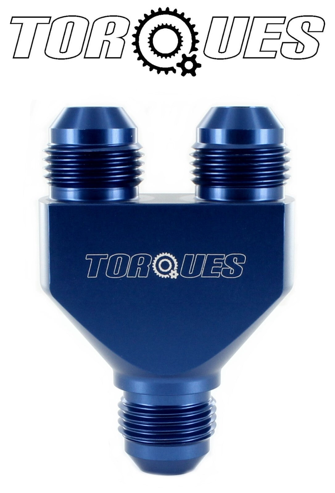 AN -8 (AN8 AN 08) Billet Aluminium In Line Y Block Adapter Fitting