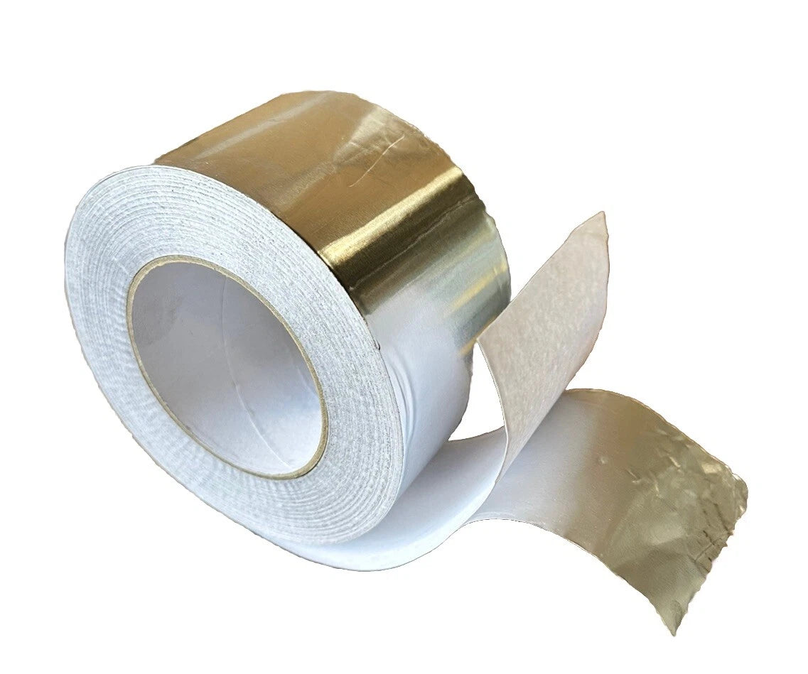3”x 180ft X 3.94 Mil Aluminum Foil Tape Self Adhesive Seal Patch Air