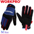 WORKPRO M Size Safety Work Gloves Mechanic Working Gloves Touch Screen Non-Slip