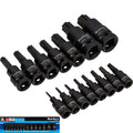BlueSpot  Impact Key Torx 1/4" 3/8" 1/2" Drive Bit Socket Set BitsOpens in a new