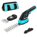 Duratech Cordless Hedge Trimmer 3.6V 2-in-1 Handheld Grass Trimmer