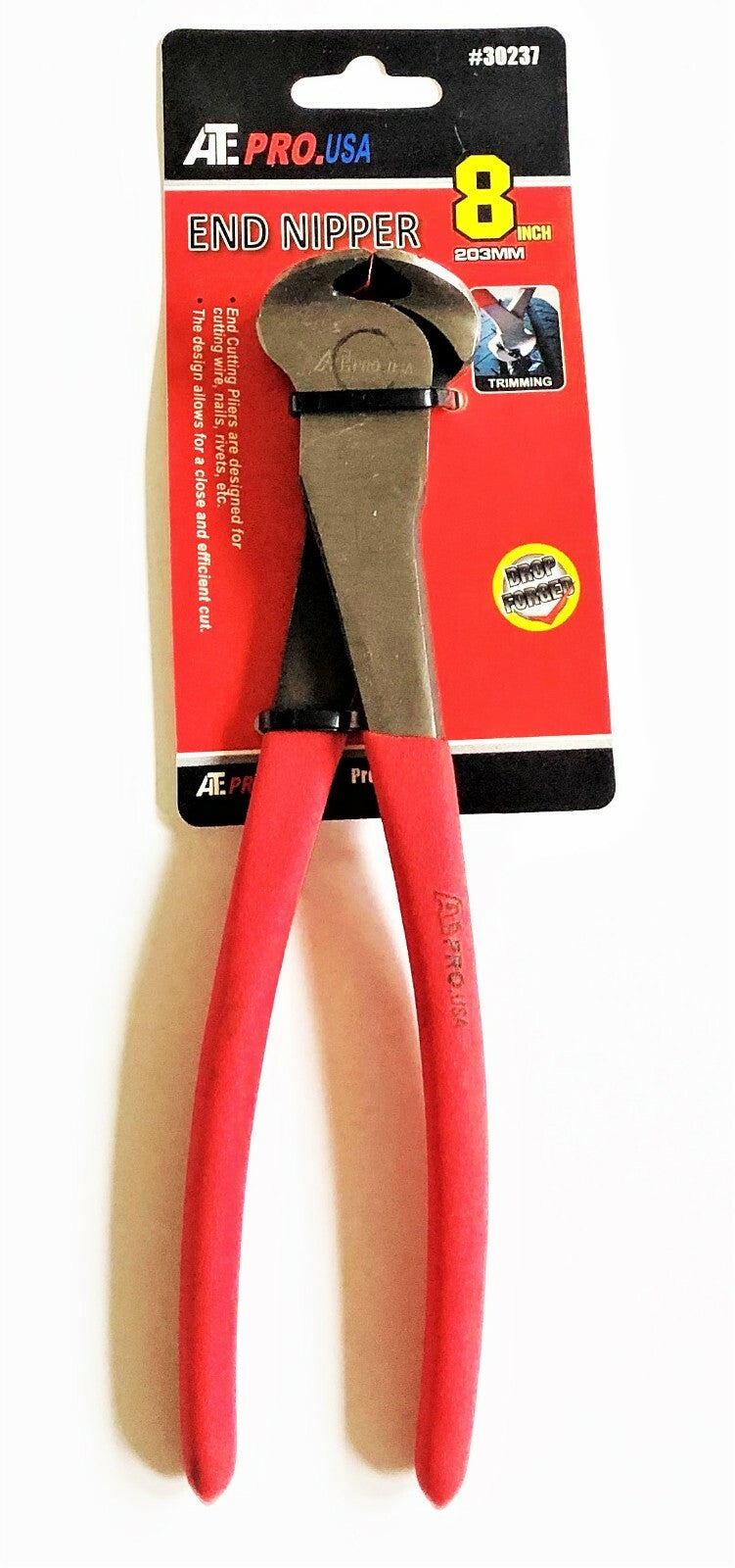 ATE PRO 8" End Nipper Cutters - Wire Cutting Pliers by ATE PRO