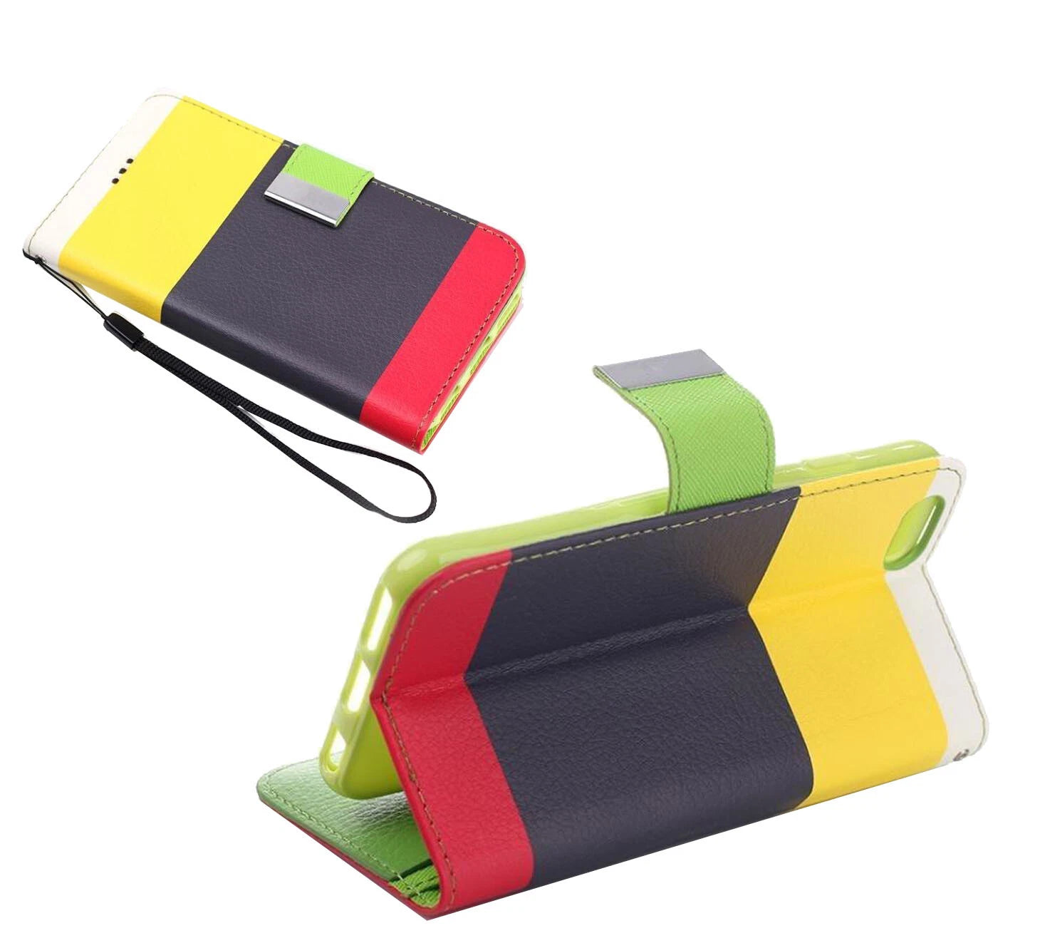 Iphone 6s Iphone 6 Case Cover Protective Mix Match Wallet Leather
