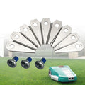Blades And Screws Replacement Set (100 Mm) For Bosch Indego Lawn Mower