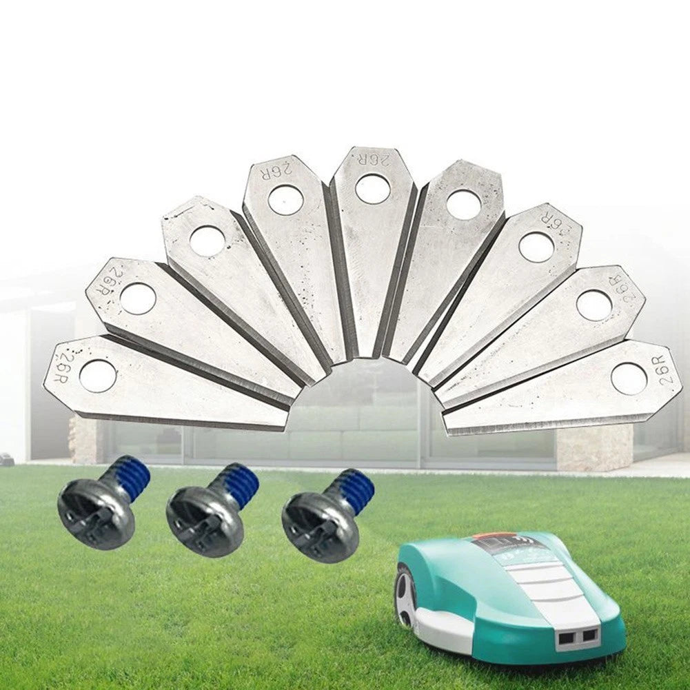 Blades And Screws Replacement Set (100 Mm) For Bosch Indego Lawn Mower