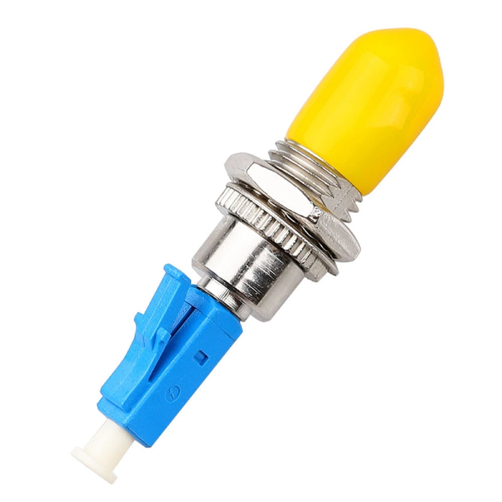 Lc Male - St Female Hybrid Fiber Optic Converter Adapter Coupler