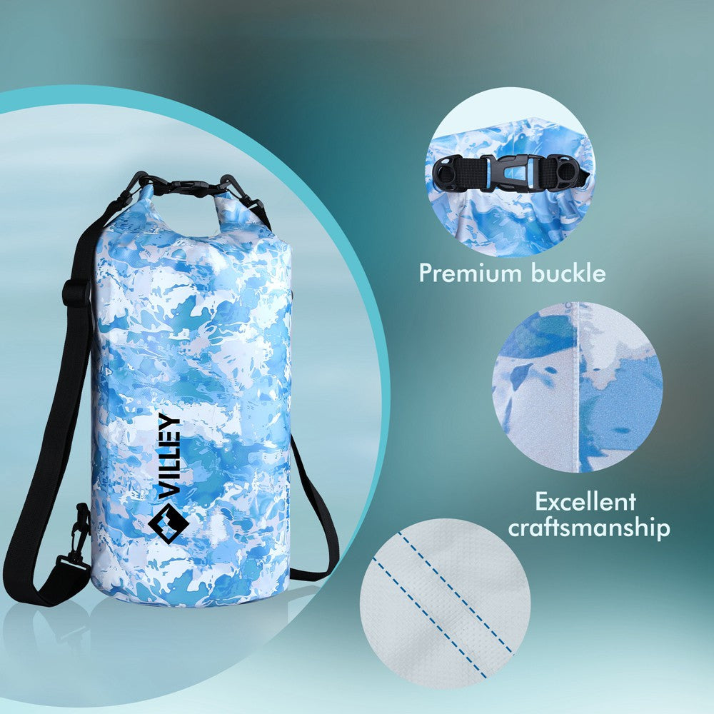 Villey 5L Dry Bags Waterproof Roll Top Sack Keeps Gear Dry Lightweight