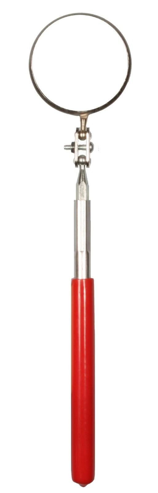 Ullman Telescoping Inspection Mirror Red Vinyl Grip 2-1/4 In.