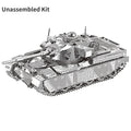 1:100 3d Metal Chief Tank Mk50 Military Vehicle Model Ornaments