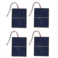 065W 15V Polycrystallin<wbr/>e Solar Panels With Wiring For Small
