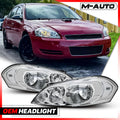Chrome Housing Clear Side Turn Corner Headlight
