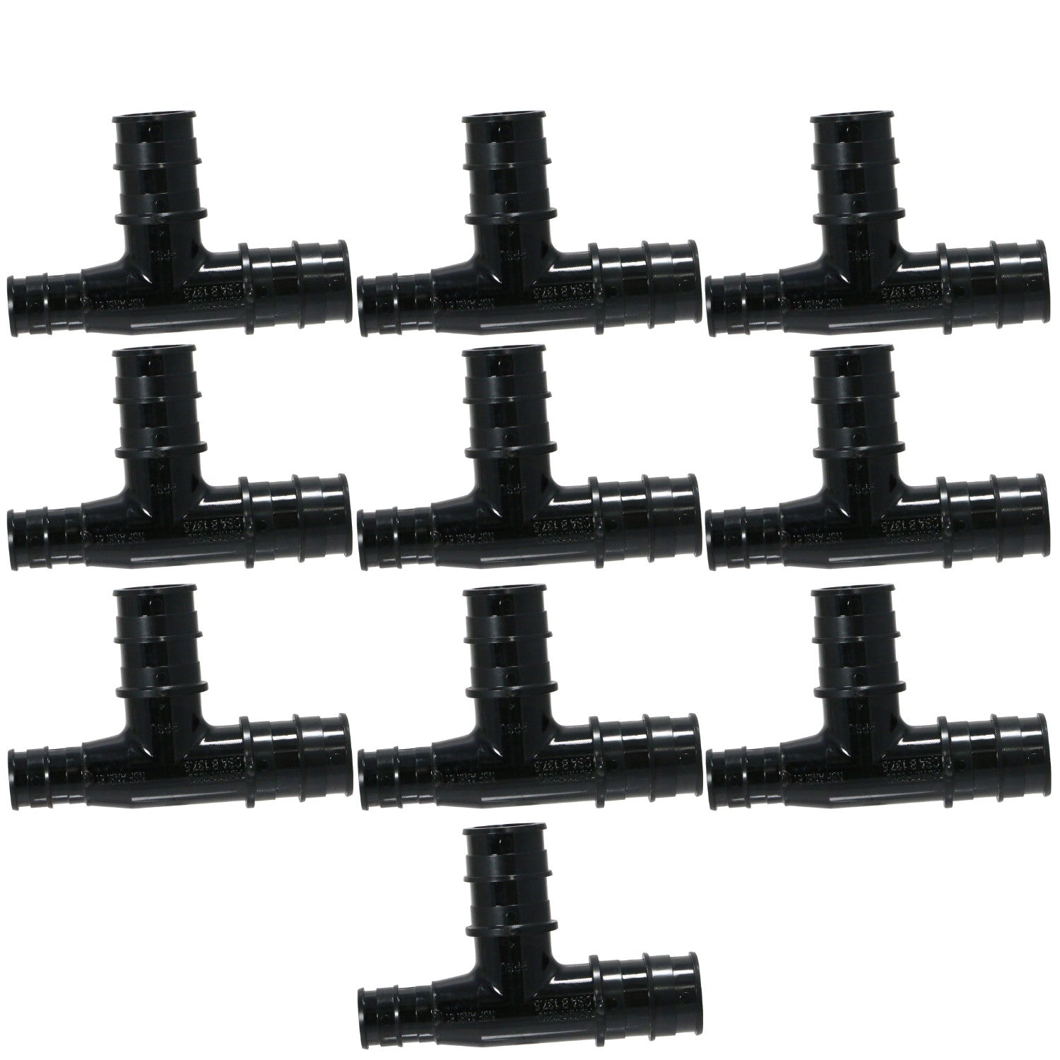 XFITTING 3/4" x 1/2" x 3/4" PEX A Tee 10 Pack