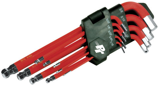 Performance Tool W9135 Long Arm SAE Hex Key Set by Performance Tool