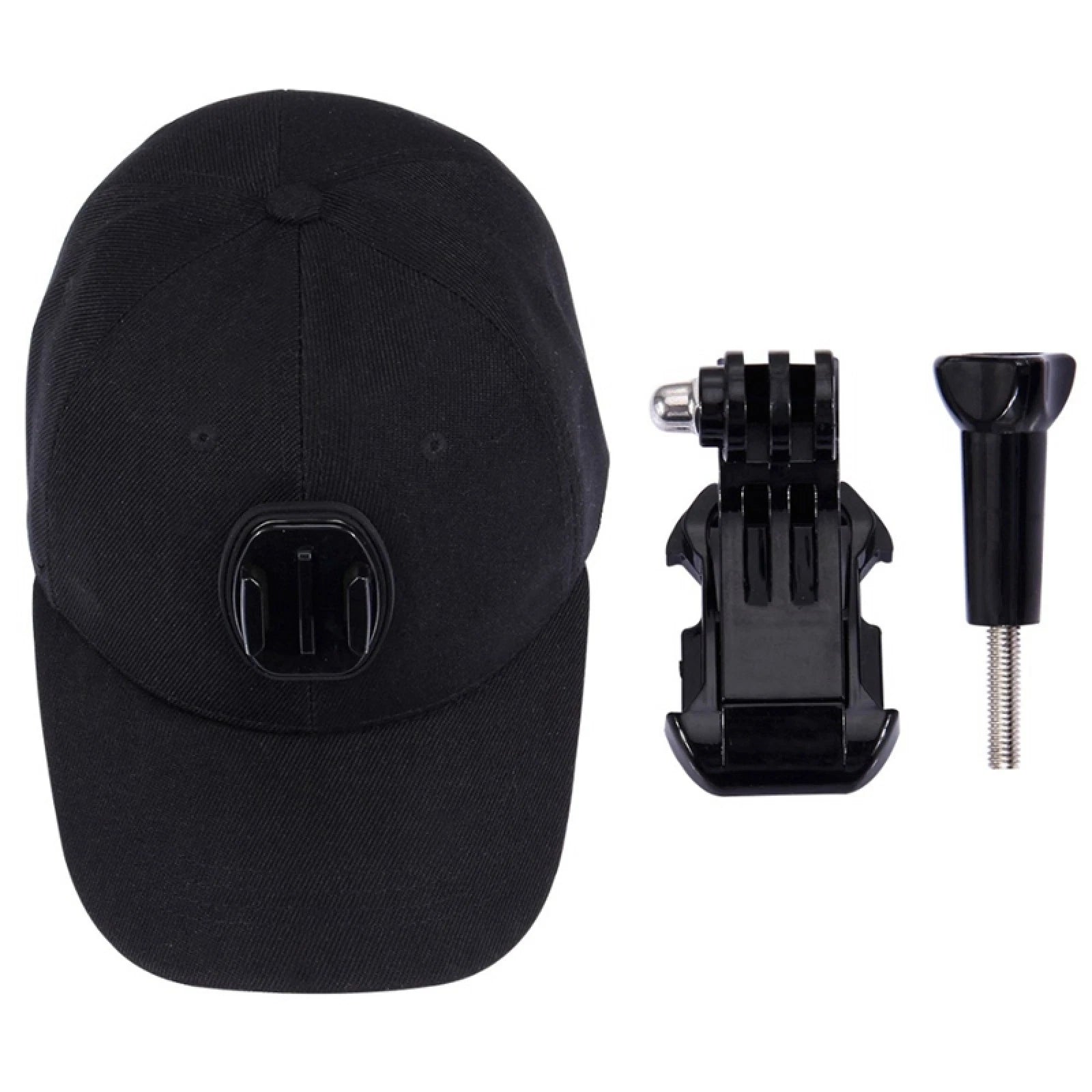 Outdoor Baseball Cap W/ Stand Holder Screw Mount For Gopro 8 7 6 5 4