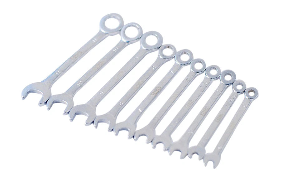 Miniature Mini Combination Ring Open Wrench Spanner Set Imperial /