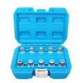 10PC Tamperproof Spline W Hole Style Bmw Locking Wheel Nuts Tool Kit