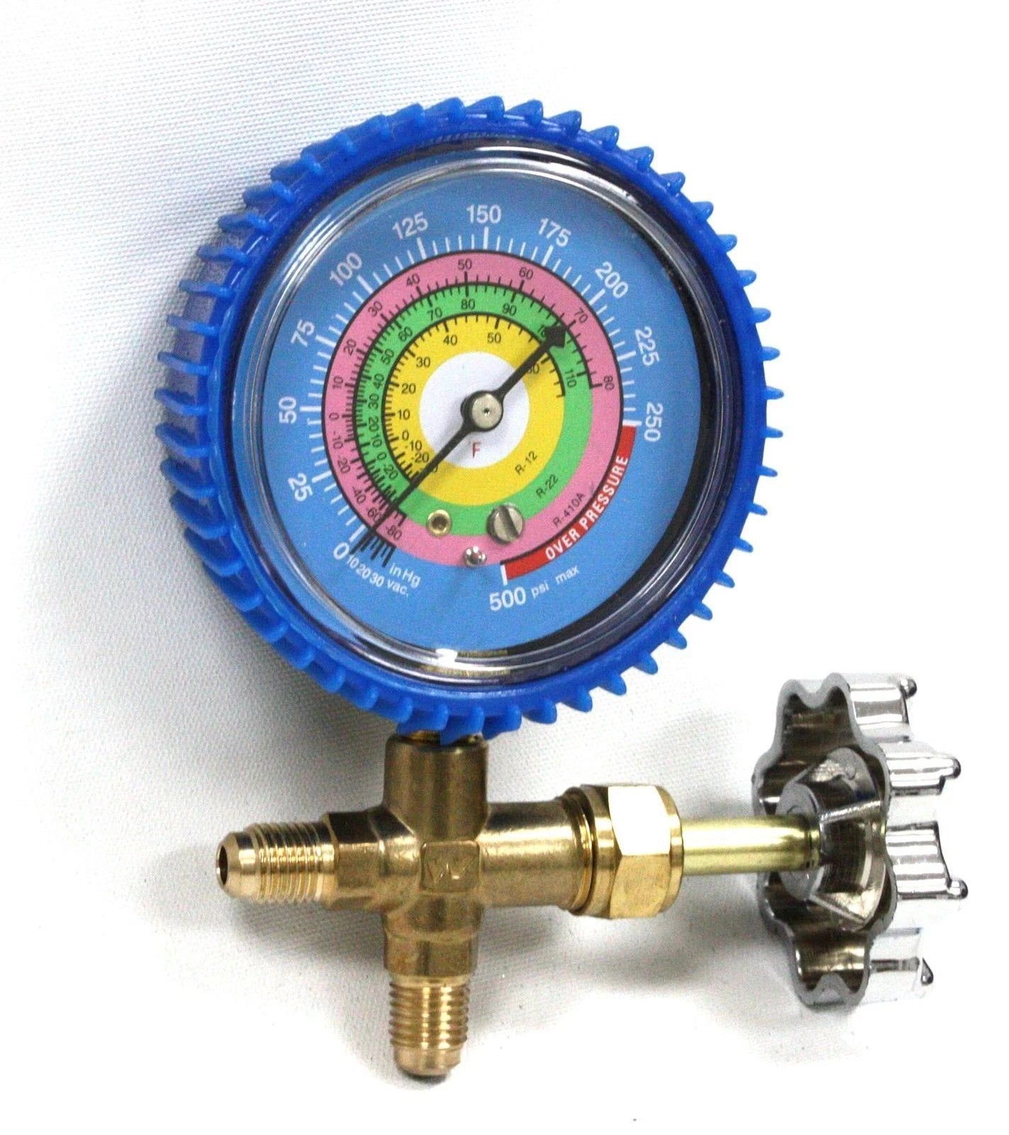 Ac R410a R12 R22 Single Manifold Gauge Service Charging Hvac