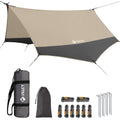 Villey Heptagonal Camping Tent Rain Fly Tarp Waterproof Survival Gear