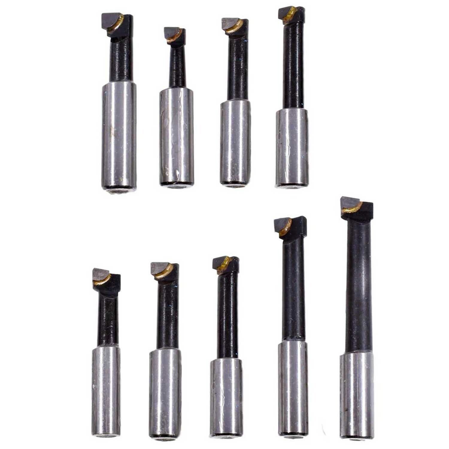 12mm Shank Boring Bar Carbide Tips 9pcs Set